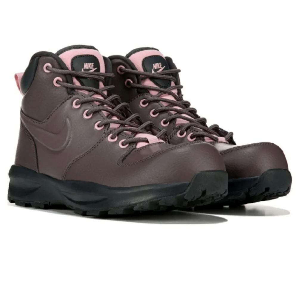 Nike Manoa Lace Up Winter Youth Girls  Boots Shoes